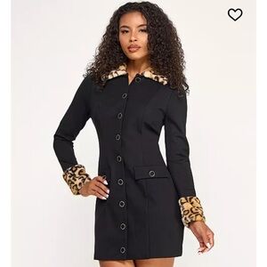 Semi & Cade Leopard jacket style dress